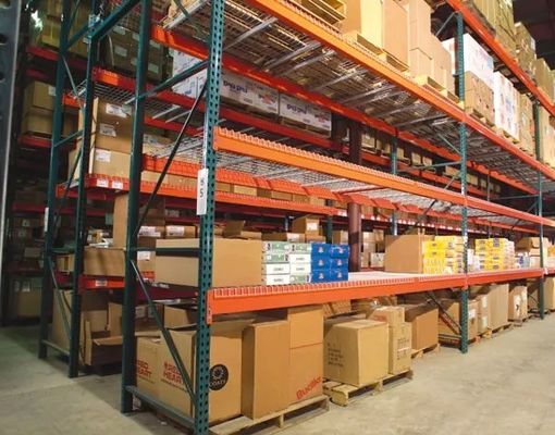 Warehouse Steel Teardrop Style Pallet Racking USA Type 3000IBS 4000Ibs