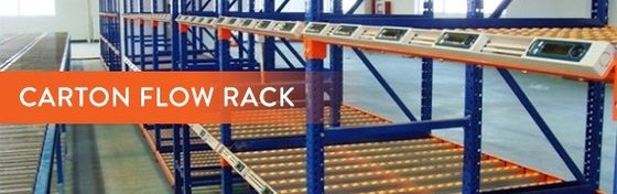 Dynamic Storage Carton Flow Rack Heavy Duty / light Duty with rollers