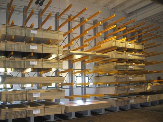 Q235B Steel Industrial Cantilever Racks Double Sided Customized