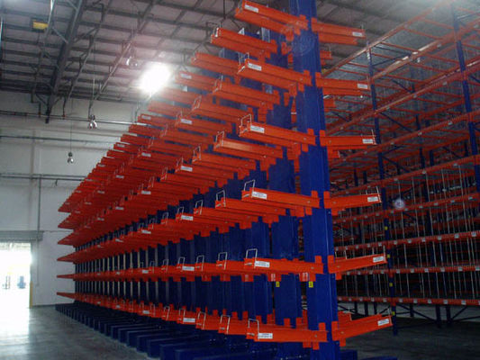 Q235B Steel Industrial Cantilever Racks Double Sided Customized