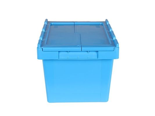 창고 저장 중용 플라스틱 상자 겹쳐질 수 있으며 뚜?? 이 붙어있는
