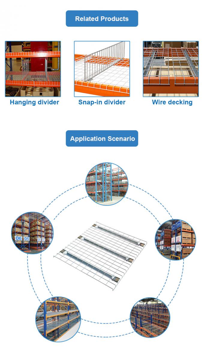 금속 진크 와이어 메시 데킹 패널 100x25mm 재료 처리 2