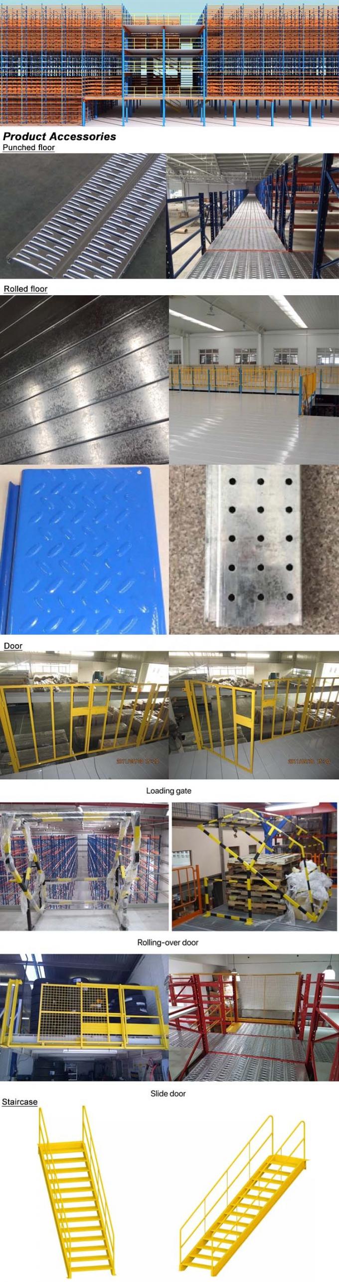 소장 보관용 다단계 강철 메자닌 바닥 래킹 시스템 1