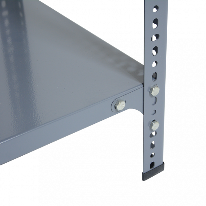 가구용 가벼운 용도 락 슬롯 앵글 스틸 랙 차고용 4