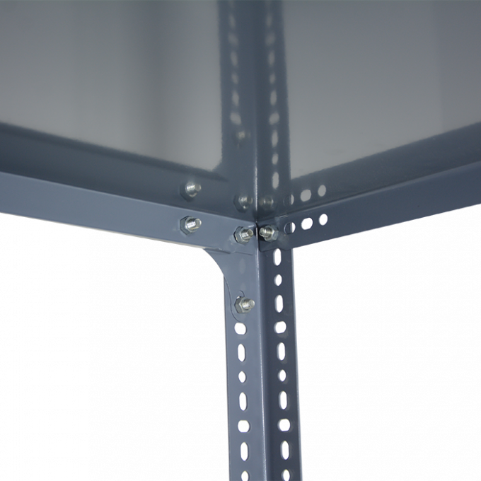 가구용 가벼운 용도 락 슬롯 앵글 스틸 랙 차고용 5